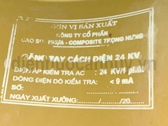 Găng tay cao su cách điện 24kV loại to
