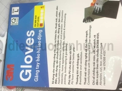Găng tay phủ nhựa PU xịn 3M chống cắt size L