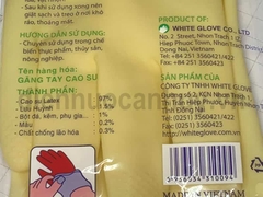 Găng tay cao su cầu vồng mini size M