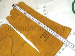 Găng tay da hàn cổ dài Welloo WGS14001