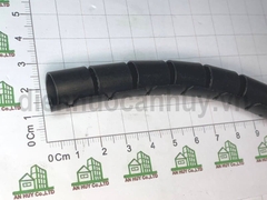 Ghen ruột gà xoắn PE cuấn gọn dây tủ điện văn phòng D16 Đen