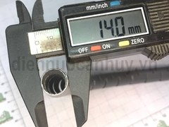 Ghen ruột gà xoắn PE cuấn gọn dây tủ điện văn phòng 16mm Xám