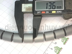 Ghen ruột gà xoắn PE cuấn gọn dây tủ điện văn phòng 16mm Xám