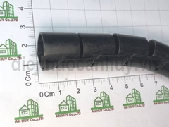 Ghen ruột gà xoắn PE cuấn gọn dây tủ điện văn phòng D22mm Đen