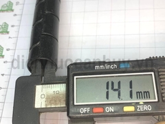 Ghen ruột gà xoắn PE cuấn gọn dây tủ điện văn phòng D22mm Đen