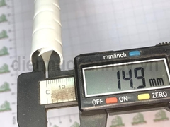 Ghen ruột gà xoắn PE cuấn gọn dây tủ điện văn phòng D22 Trắng