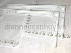 Giá đỡ sắt sơn trắng thường dài 40cm