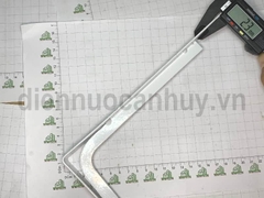 Giá sơn tĩnh điện trắng dài 30cm