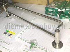 Giá treo khăn đôi Đ&M effata 60cm . Thanh treo khăn nhà tắm Inox 304 cao cấp . Phụ kiện phòng tắm không gỉ