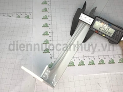 Giá treo tường trắng sơn tĩnh điện dài 25cm