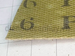 Giáp máy cuộn vải vàng cứng 120 (GXK51-P F16 P120) 45m/cuộn