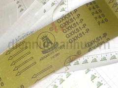 Giáp máy cuộn vải vàng cứng P40 (GXK51-P F16 P120) cuộn 45m