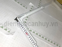 Giá sắt sơn tĩnh điện trắng dài 35 cm