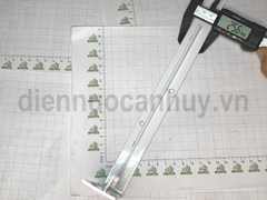 Giá sắt sơn tĩnh điện trắng dài 35 cm