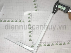 Giá sắt sơn tĩnh điện trắng dài 35 cm