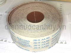 Giấy ráp cuộn 80 vải trắng mềm (JB-5 AA 80)