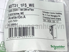 Hạt công tắc 1 chiều AvatarOn M3T31_1FS_WE Schneider