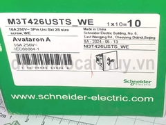 Hạt ổ cắm đơn 3 chấu AvatarOn M3T426USTS_WE Schneider