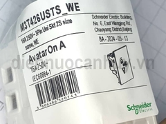 Hạt ổ cắm đơn 3 chấu AvatarOn M3T426USTS_WE Schneider