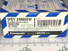 Hạt ổ cắm mạng CAT6 Panasonic WEV 24886SW (hộp 10 cái)