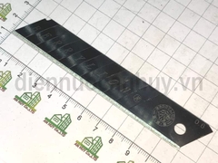 Hộp 10 lưỡi dao rọc giấy Berrylion 18mm (Thép SK5) - Loại dày 0.6