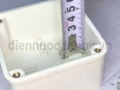 Hộp nối điện Sino E265/1 Không lỗ 80x80x50mm