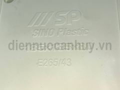 Hộp nối điện Sino E265-43 Không lỗ 185x185x80mm