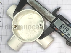 Hộp chia điện Sino đế cao 38mm 3 ngả D25