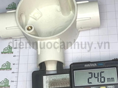 Hộp chia điện Sino đế cao 38mm 3 ngả D25