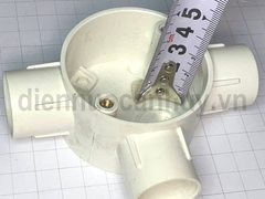 Hộp chia điện Sino đế cao 38mm 3 ngả D25