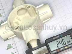 Hộp chia điện Sino đế thấp 32mm 4 ngả D25