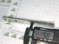 Ke sắt thẳng 4 lỗ dài 13cm (cho tấm gỗ 140mm). Bản mã thép mạ kẽm dày, chuyên dùng nối gỗ và gia cố nội thất