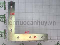 Ke sắt V dẹt 115x115x19x0.7mm