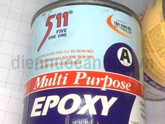 Keo Epoxy 2 thành phần 511 Five One One A=350g B=325g