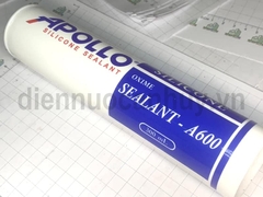 Keo silicone Apolo A600 mầu Trắng Trong
