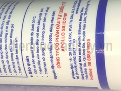 Keo silicone Apolo A600 mầu Trắng Trong