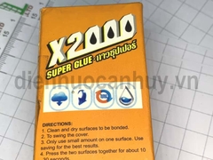 Keo dán đa năng 502 X2000 hộp vàng 50g
