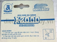 Keo dán đa năng 502 X2000 vỉ vàng 3g