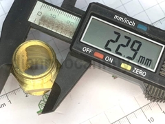 Kép đồng nối ren ngoài đều 22 - 22mm