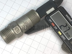 Kép đúc inox 304 DN15 ren 20mm (1/2inch) lệch dài 5.5cm