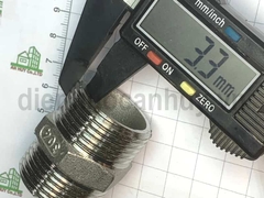 Kép đúc inox 304 ống DN25 ren 33mm (1inch)
