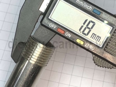Kép inox ống DN15 ren 20mm (1/2inch) dài 15cm