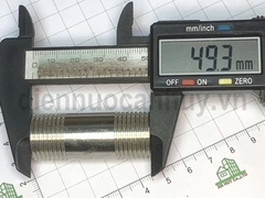Kép inox ống DN15 ren 20mm (1/2inch) dài 5cm