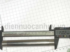 Kép inox ống DN15 ren 20mm (1/2inch) dài 15cm