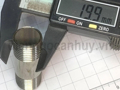 Kép inox ống DN15 ren 20mm (1/2inch) dài 5cm
