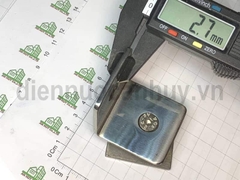 Kẹp kính nhà tắm 90 độ bắt tường inox 304 xịn