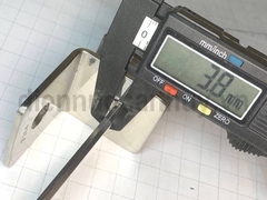Kẹp kính nhà tắm 90 độ bắt tường inox 304 xịn