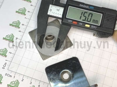 Kẹp kính nhà tắm 90 độ bắt tường inox 304 xịn