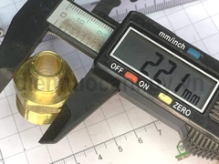Kép thu đồng nối ren ngoài 22 về 13mm