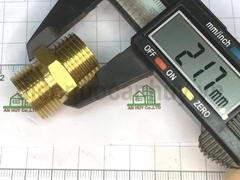 Kép thu đồng nối ren ngoài 22 về 21mm